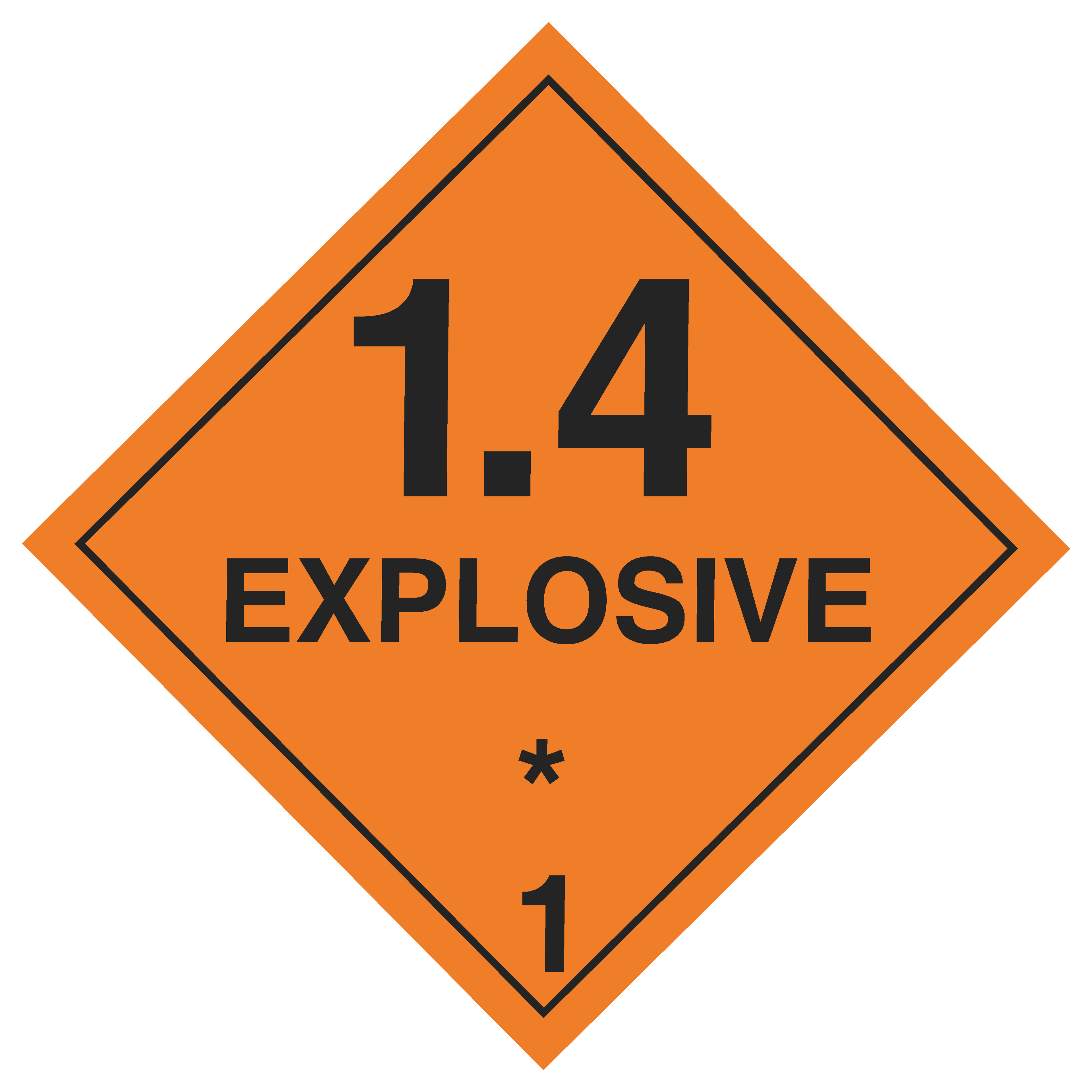 Division 1.4 Explosive 1