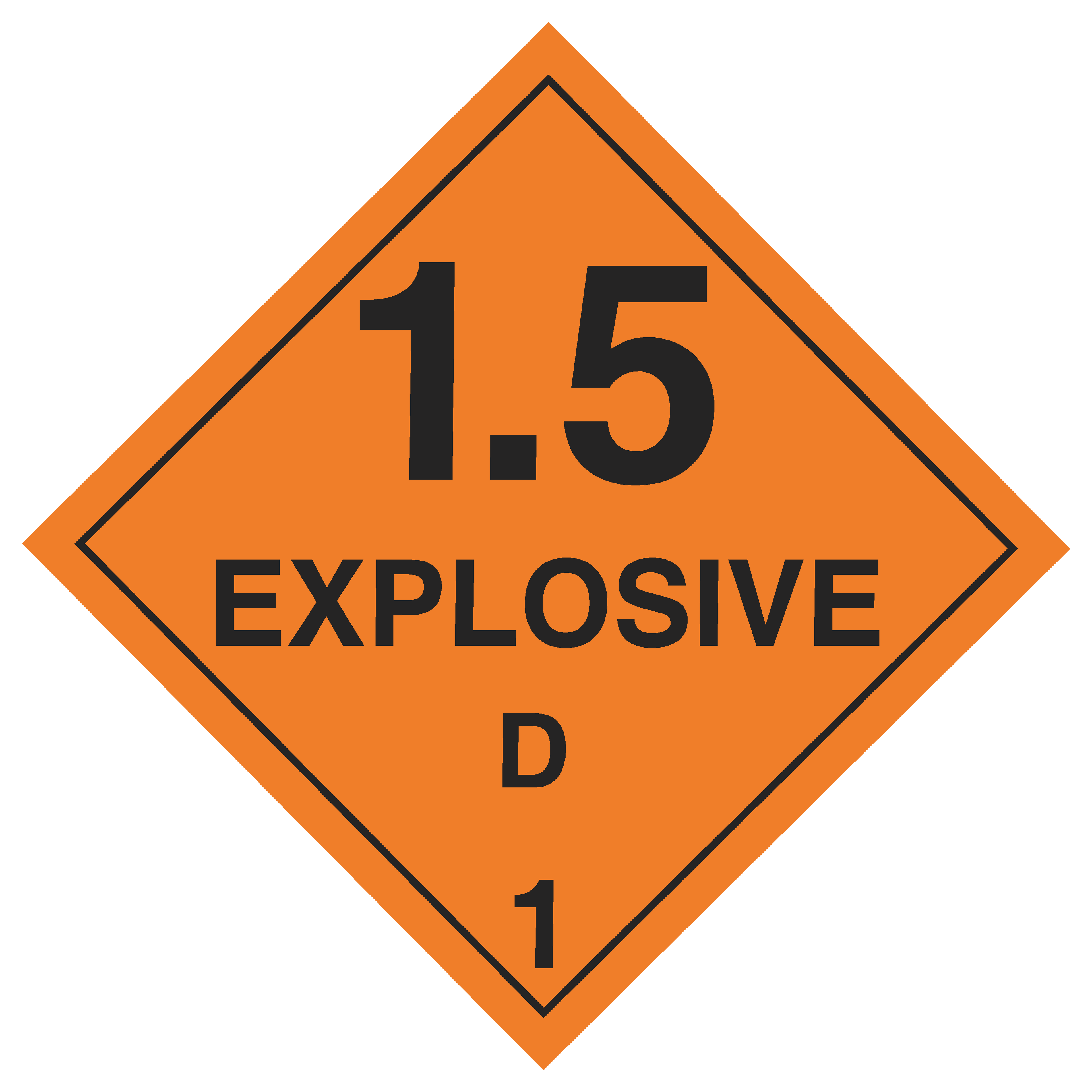 Division 1.5 Explosive 1