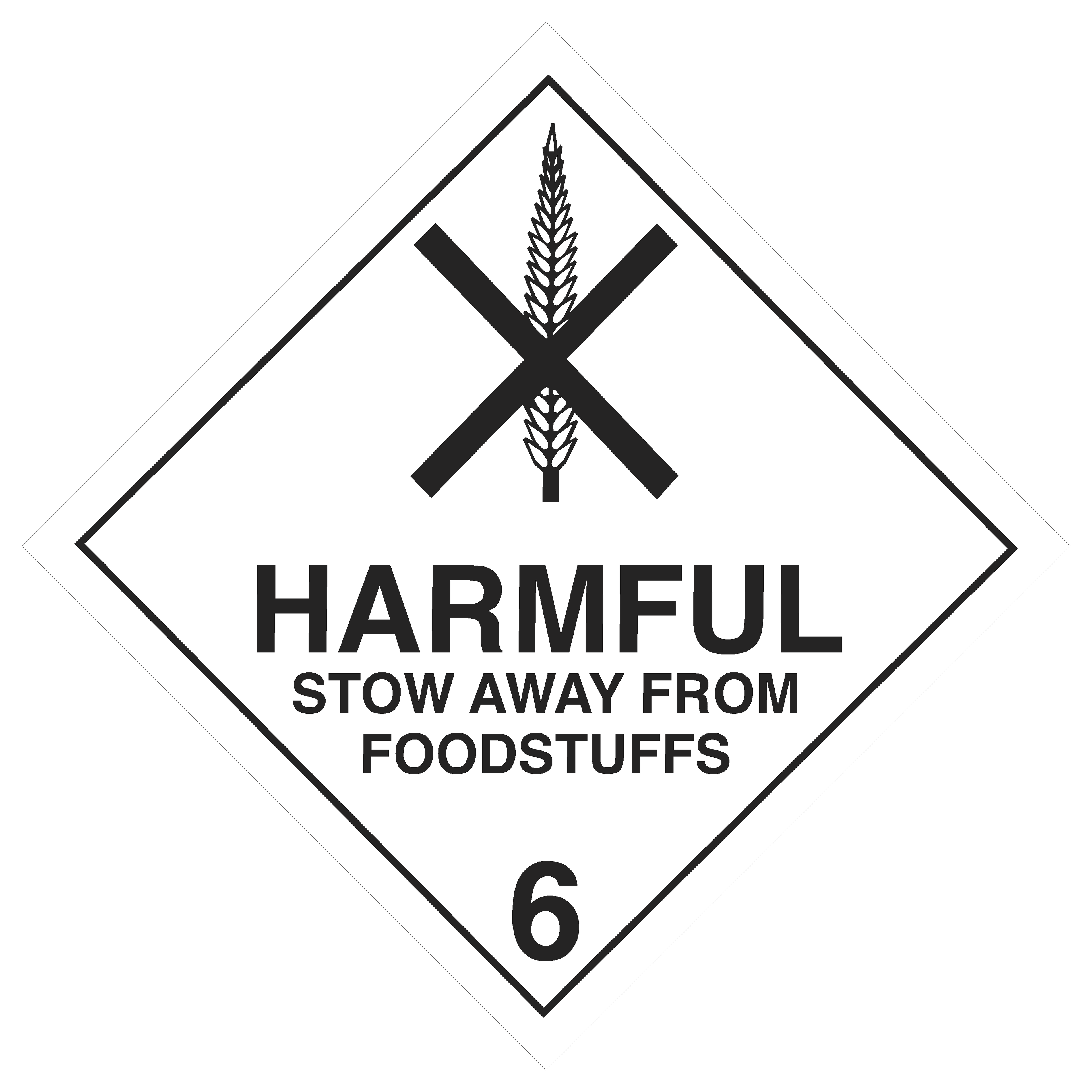 Harmful (Stow Away From Foodstuffs) 6