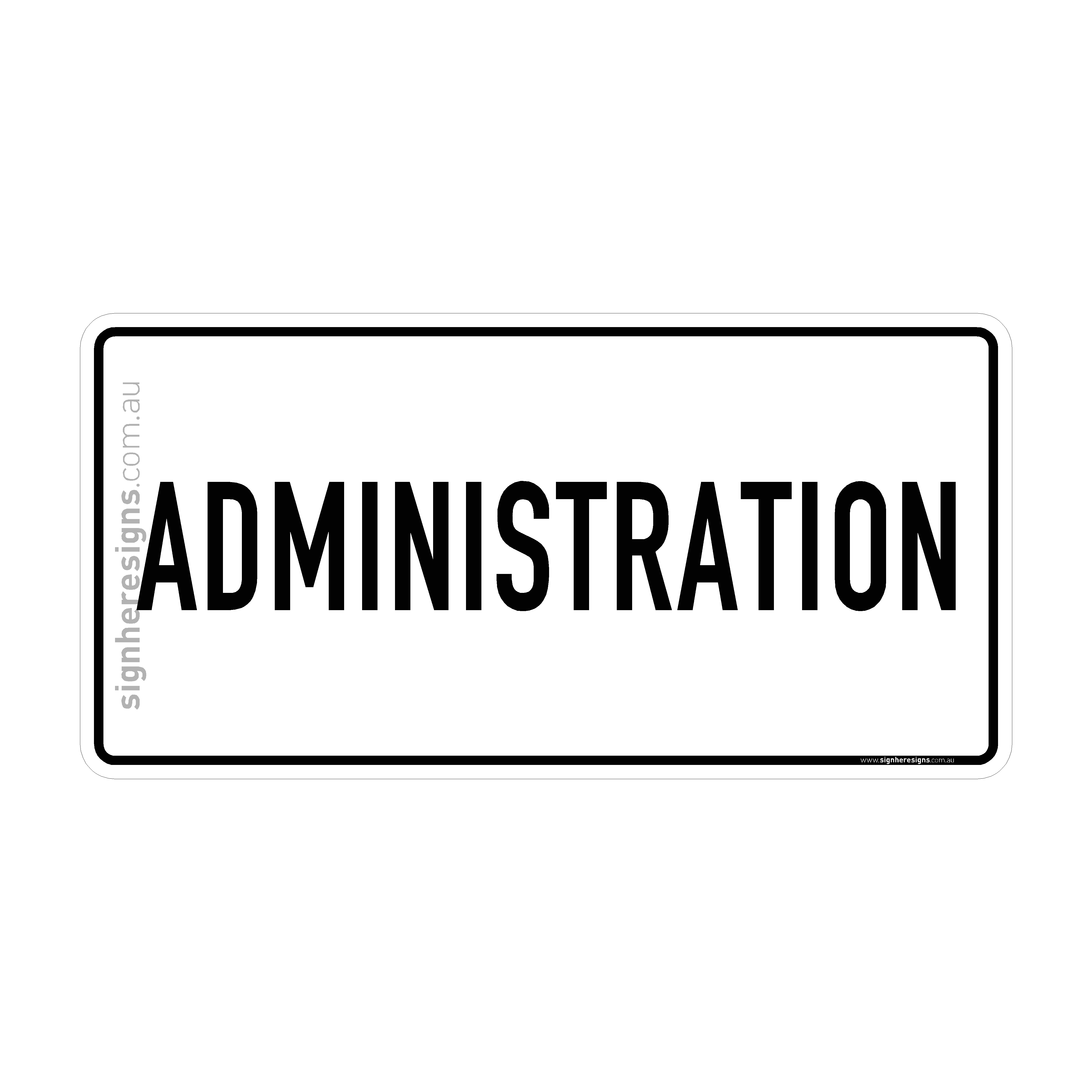 Admin Led Sign Administration Sign - Directional – Sign Here Signs