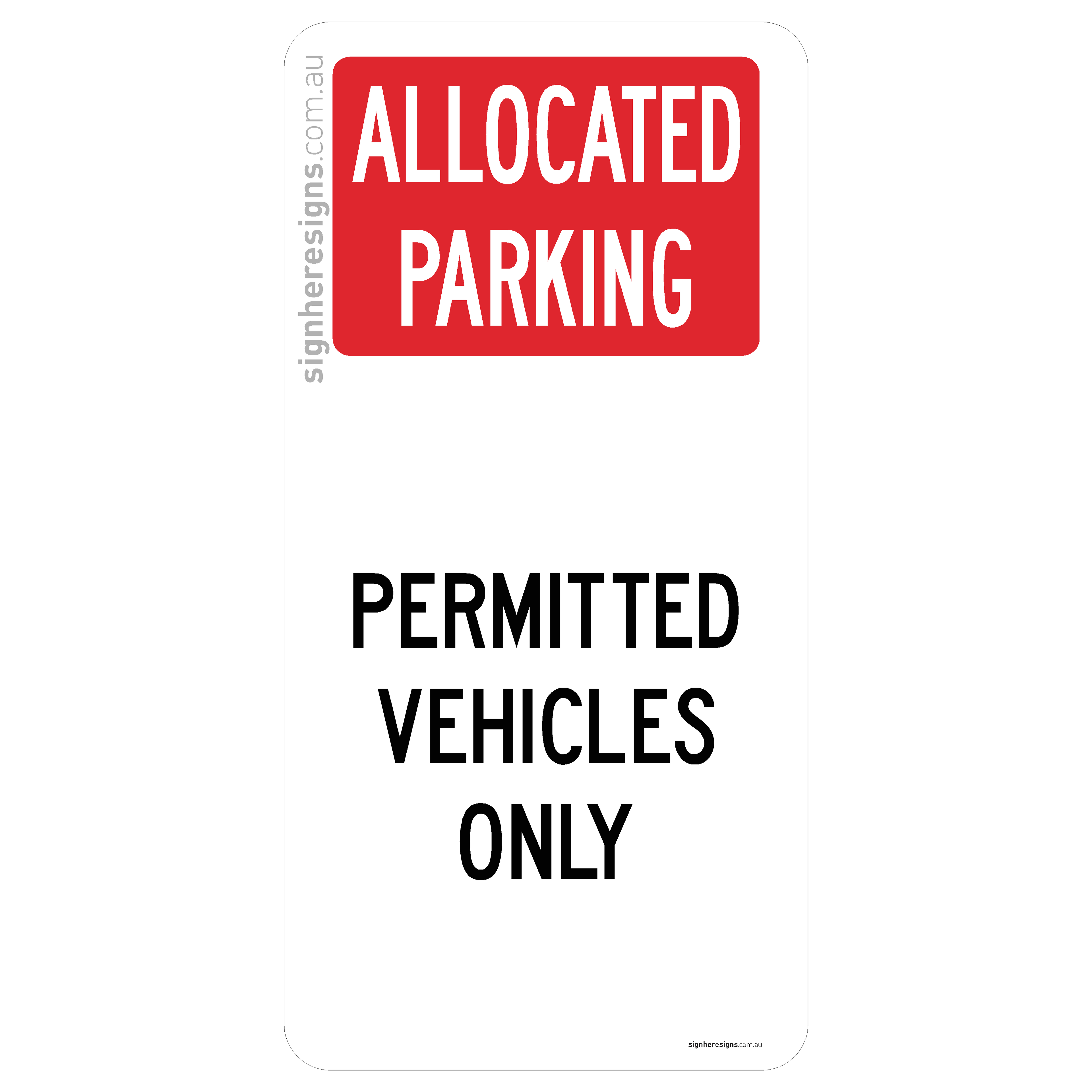 Allocated Parking - Permitted Vehicles Only