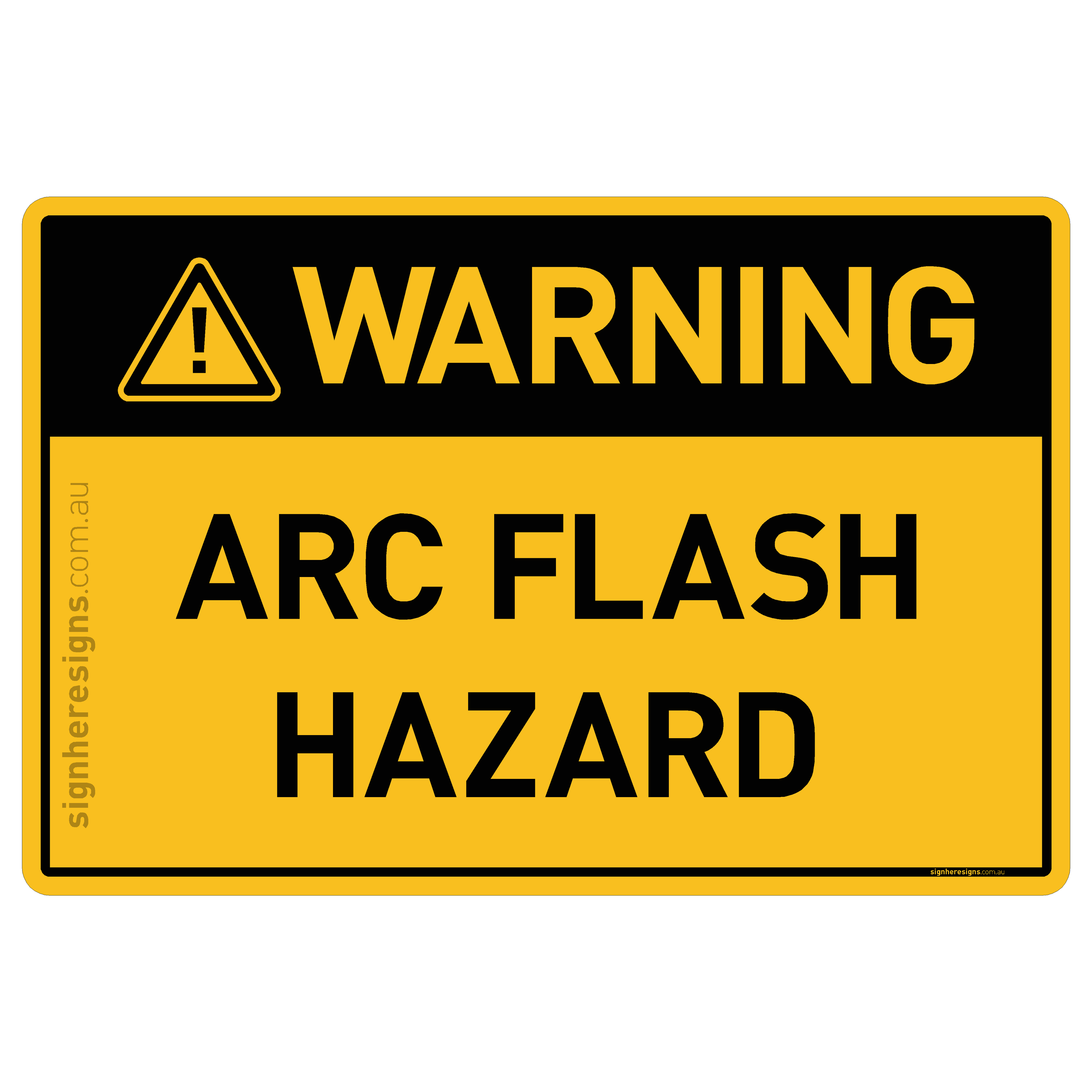 Arc Flash Hazard - Warning