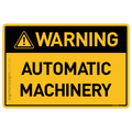 Automatic Machinery - Warning