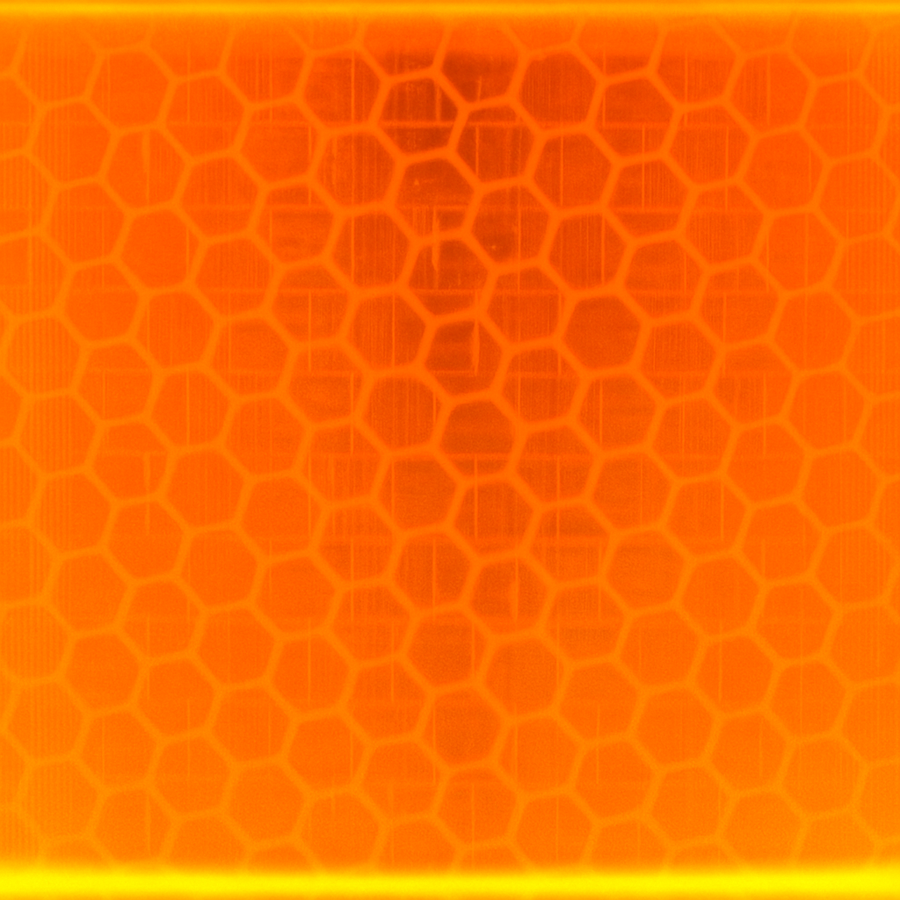 Fluoro Orange Class 1X Reflective Tape - Edge Sealed