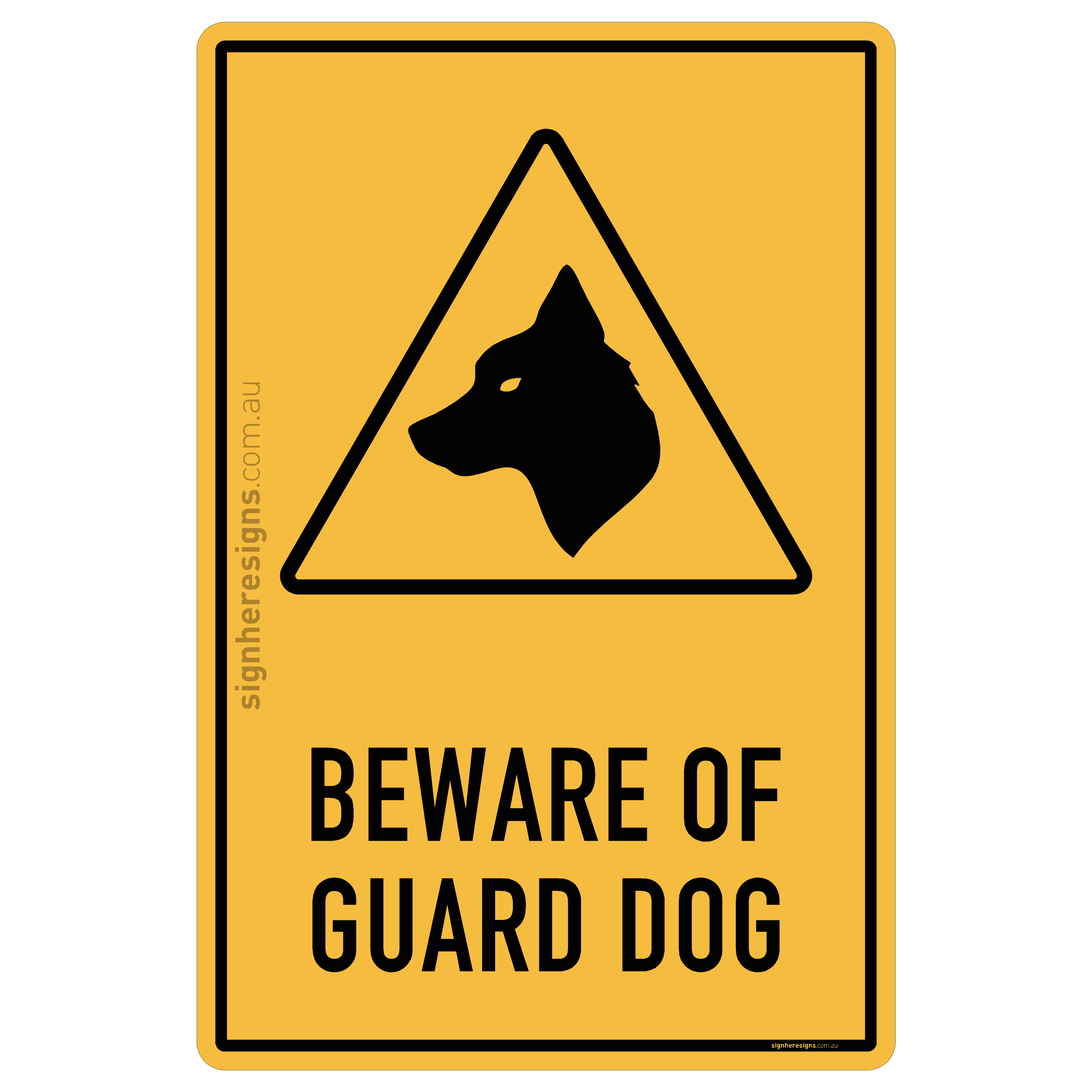 Beware Of Guard Dog