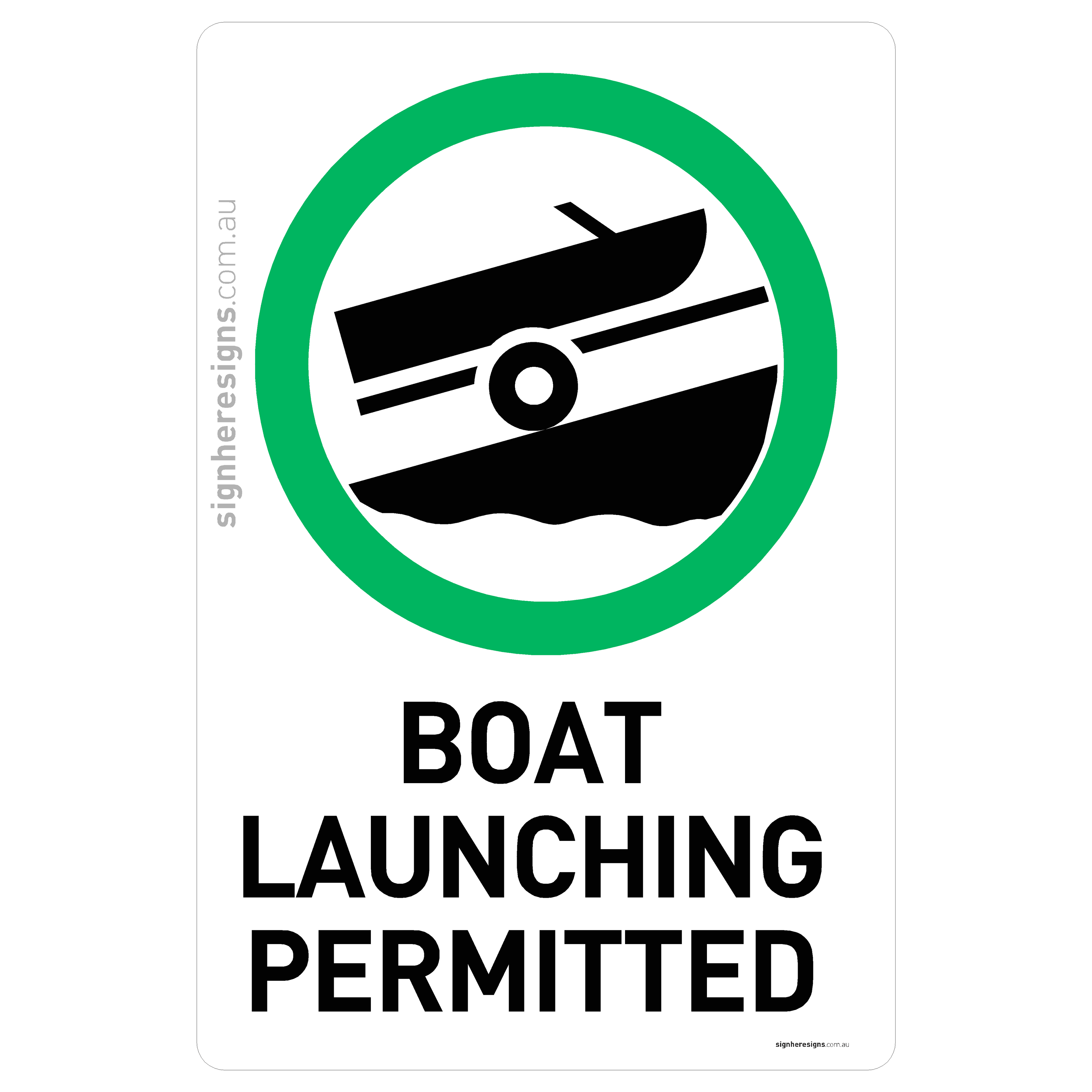 Boat Launching Permitted