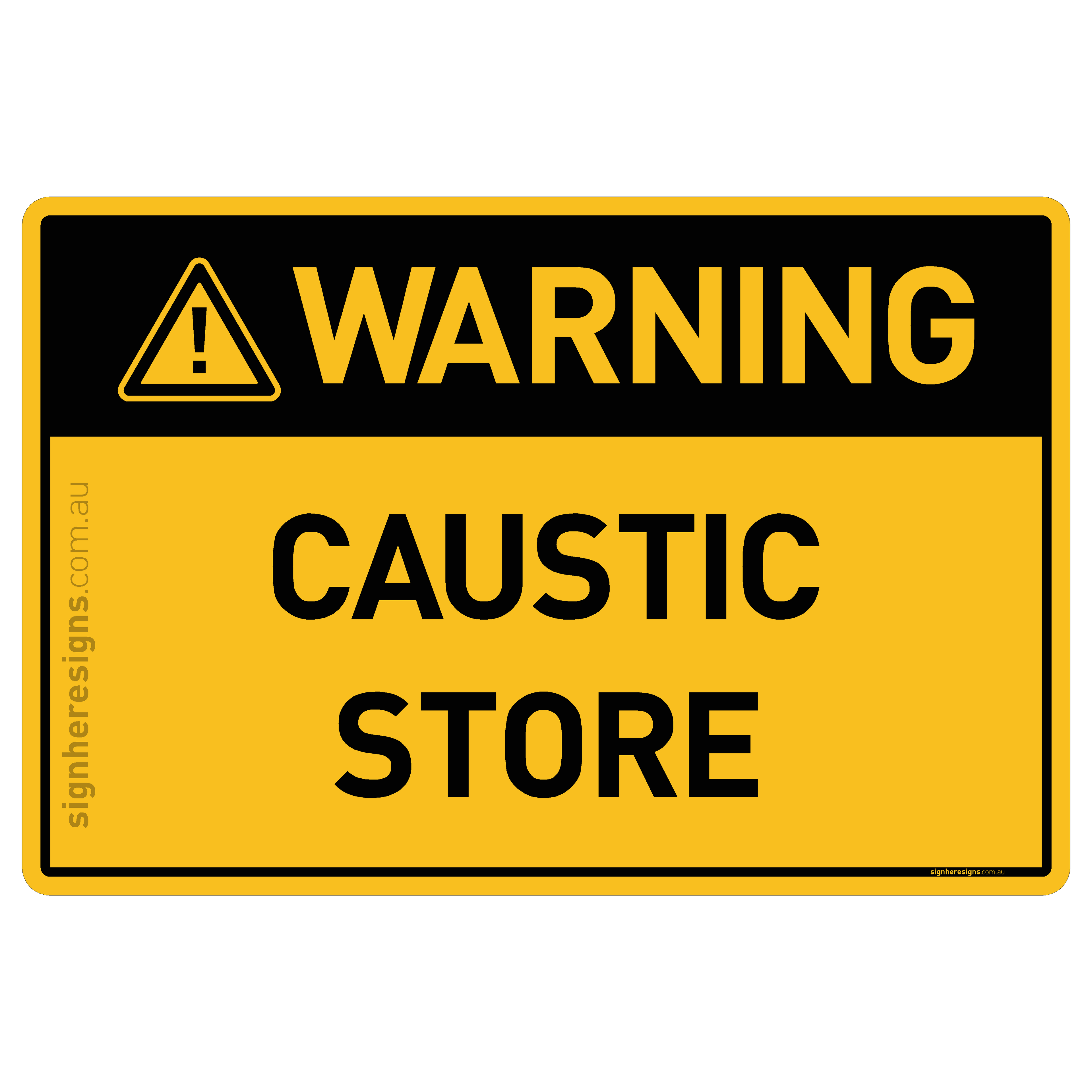 Caustic Store - Warning