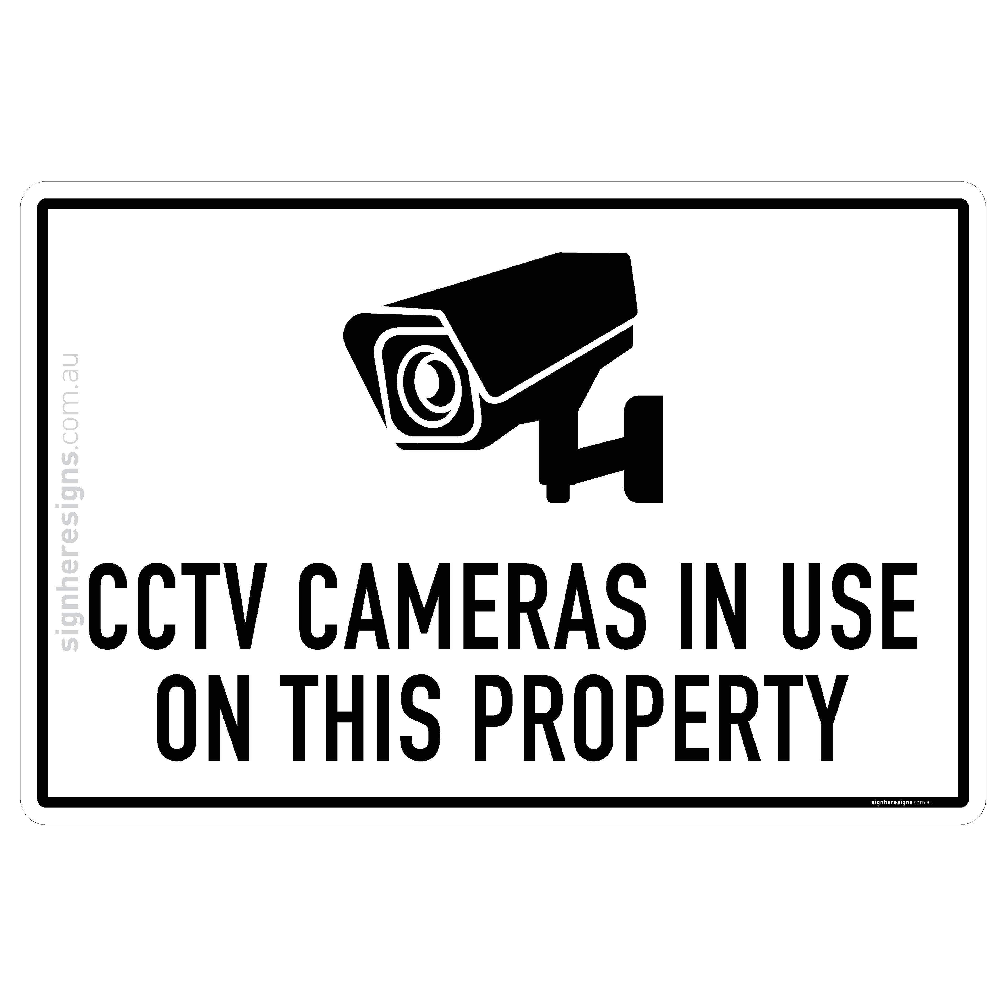 CCTV Cameras In Use On This Property