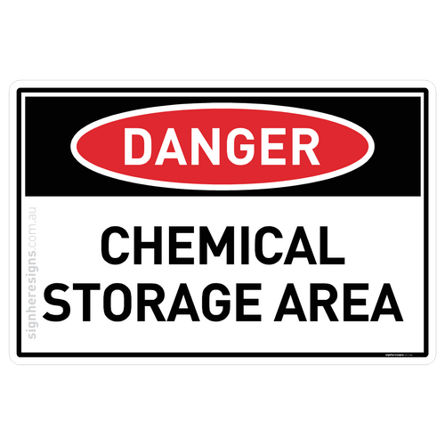 Chemical Storage Area - Danger