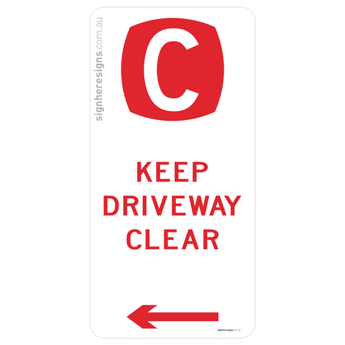 Clearway - Keep Driveway Clear