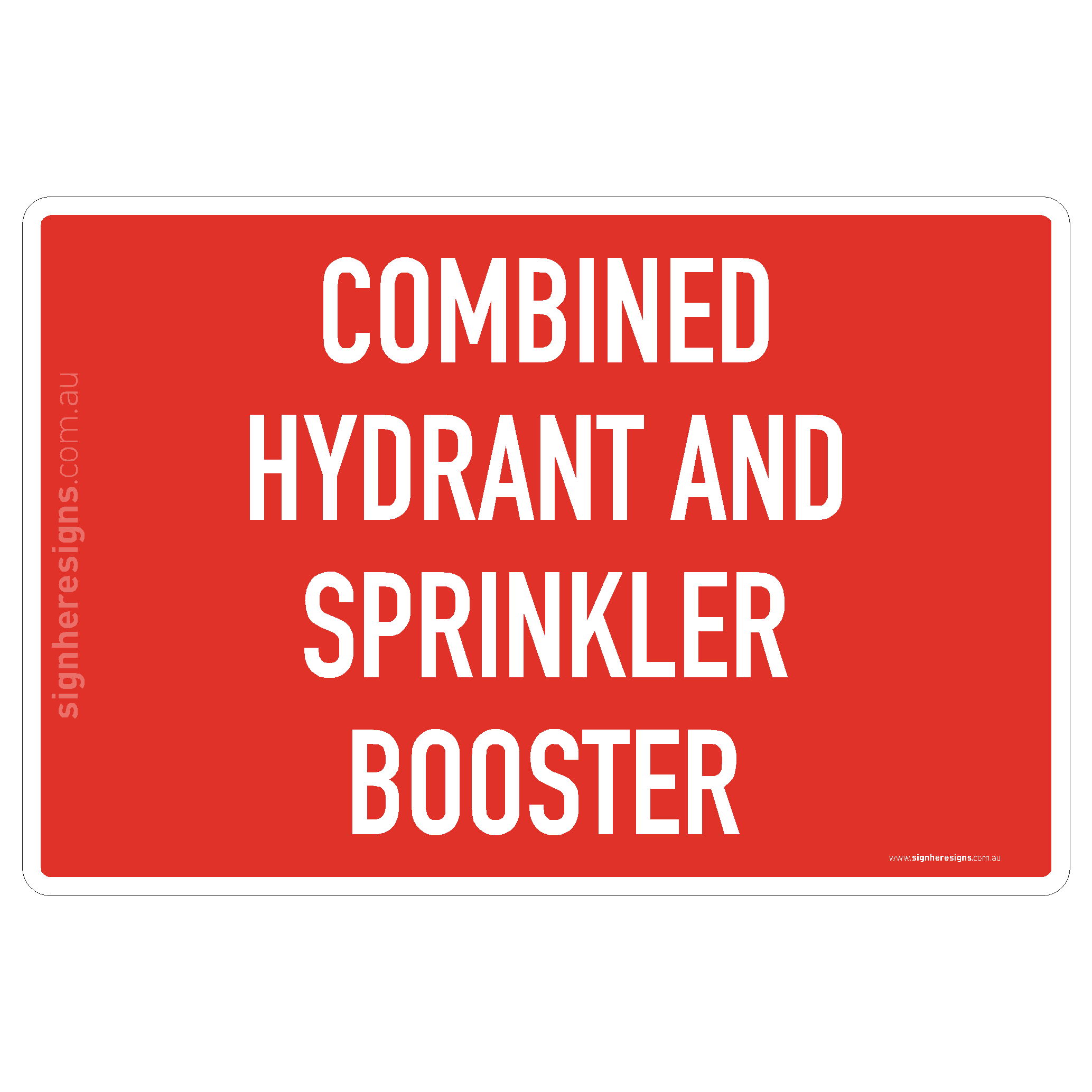 Combined Hydrant and Sprinkler Booster