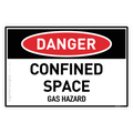 Confined Space - Gas Hazard - Danger