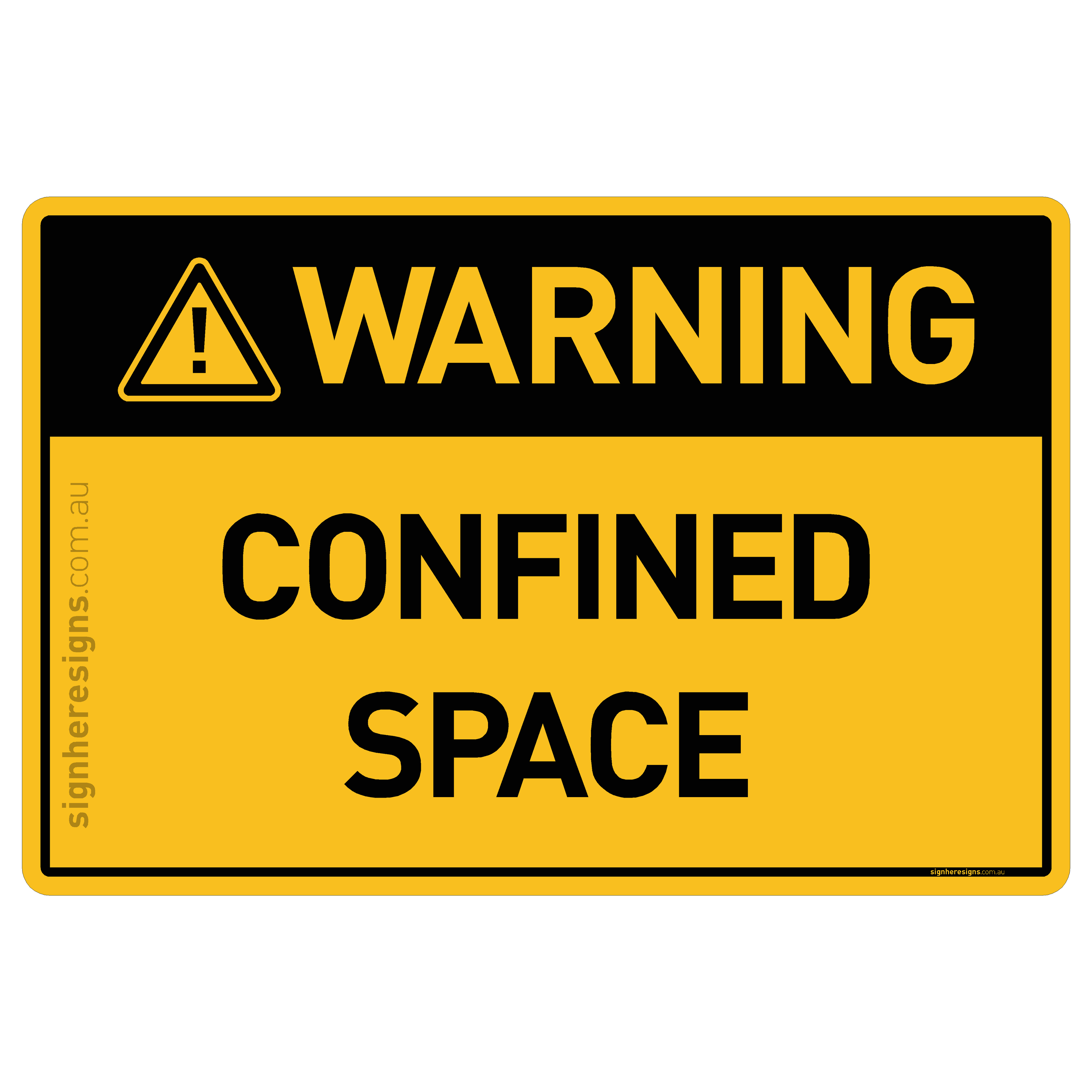 Confined Space - Warning