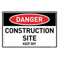 Construction Site, Keep Out - Danger