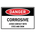 Corrosive - Avoid Contact with Eyes and Skin - Danger