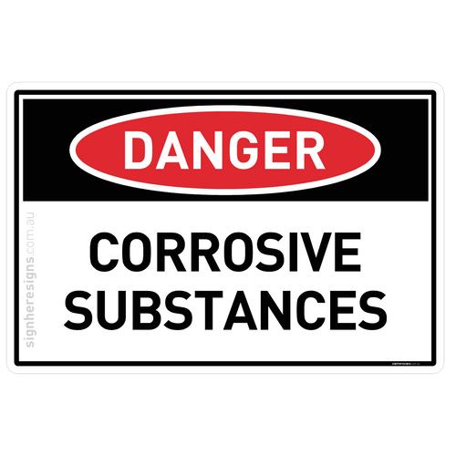 Corrosive Substances - Danger