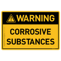 Corrosive Substances - Warning