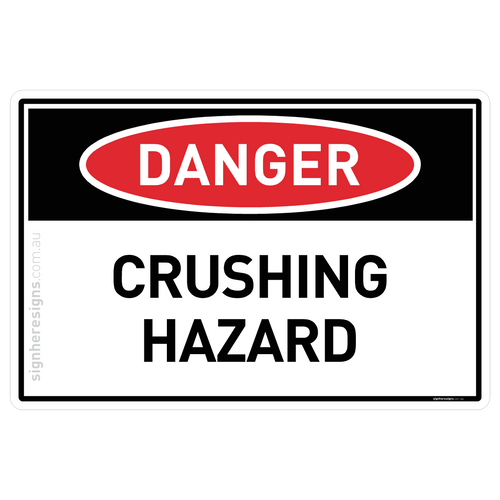 Crushing Hazard - Danger