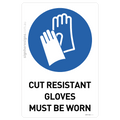 Cut Resistant Gloves Must Be Worn