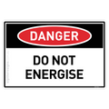 Do Not Energise - Danger