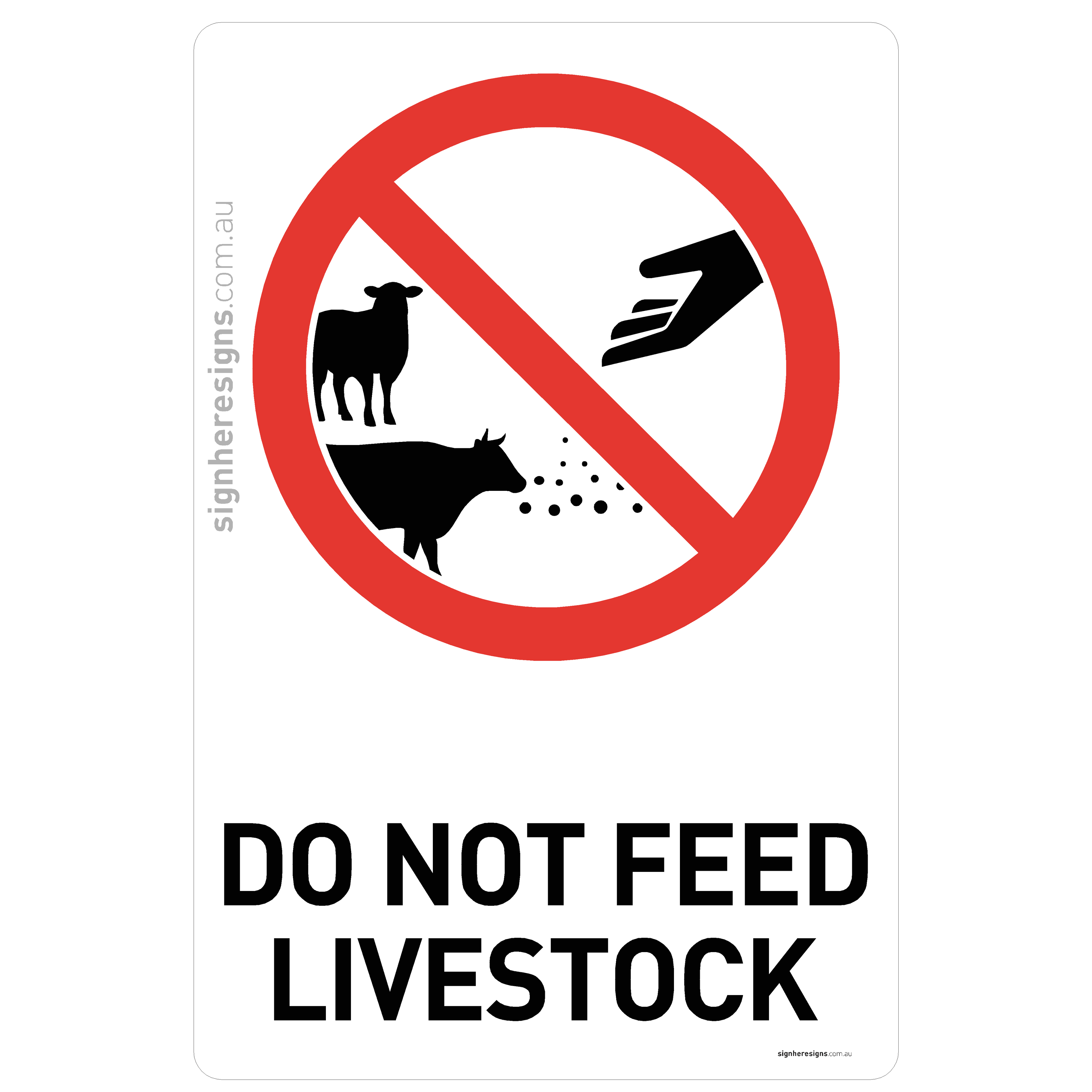 Do Not Feed Livestock