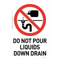 Do Not Pour Liquids Down Drain
