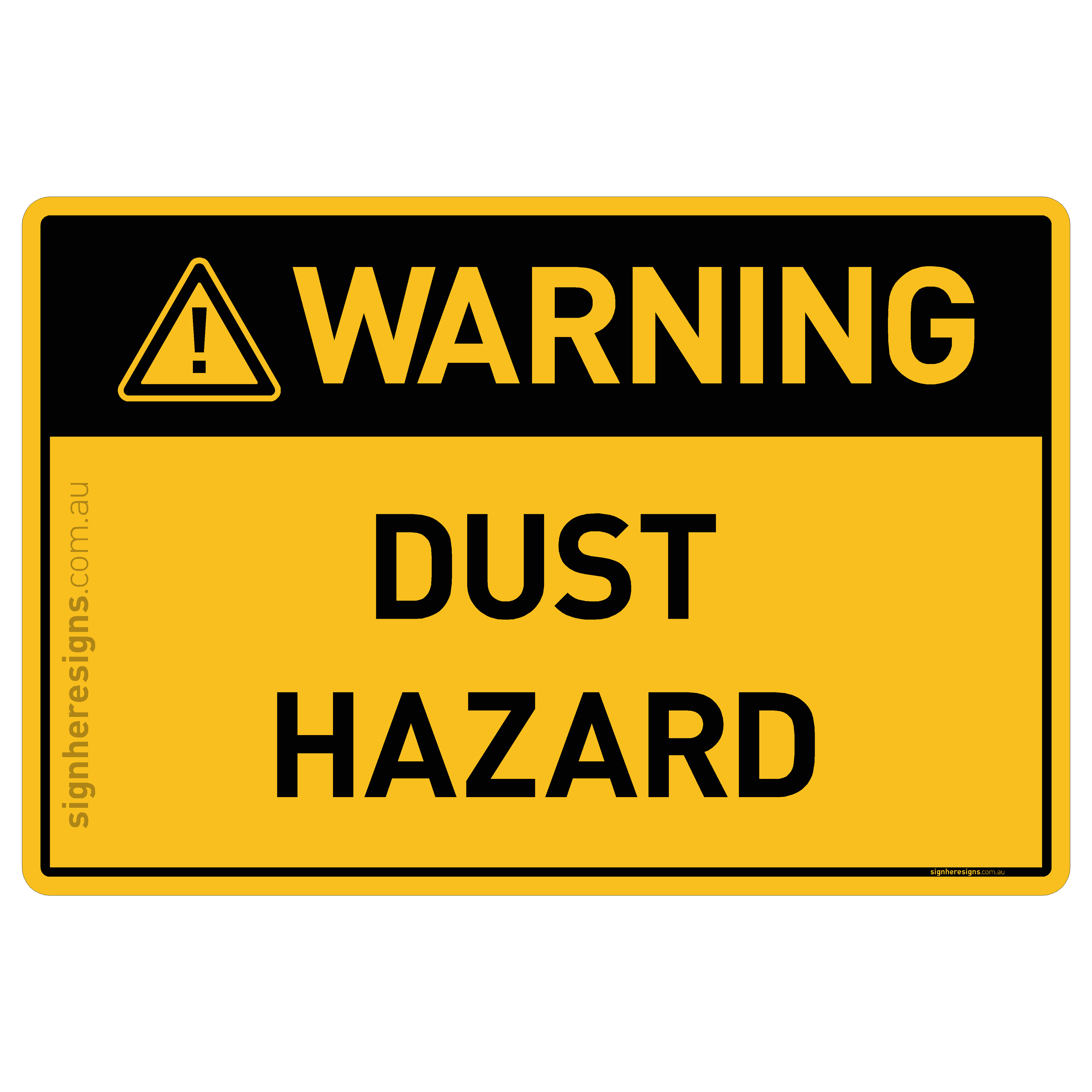Dust Hazard - Warning