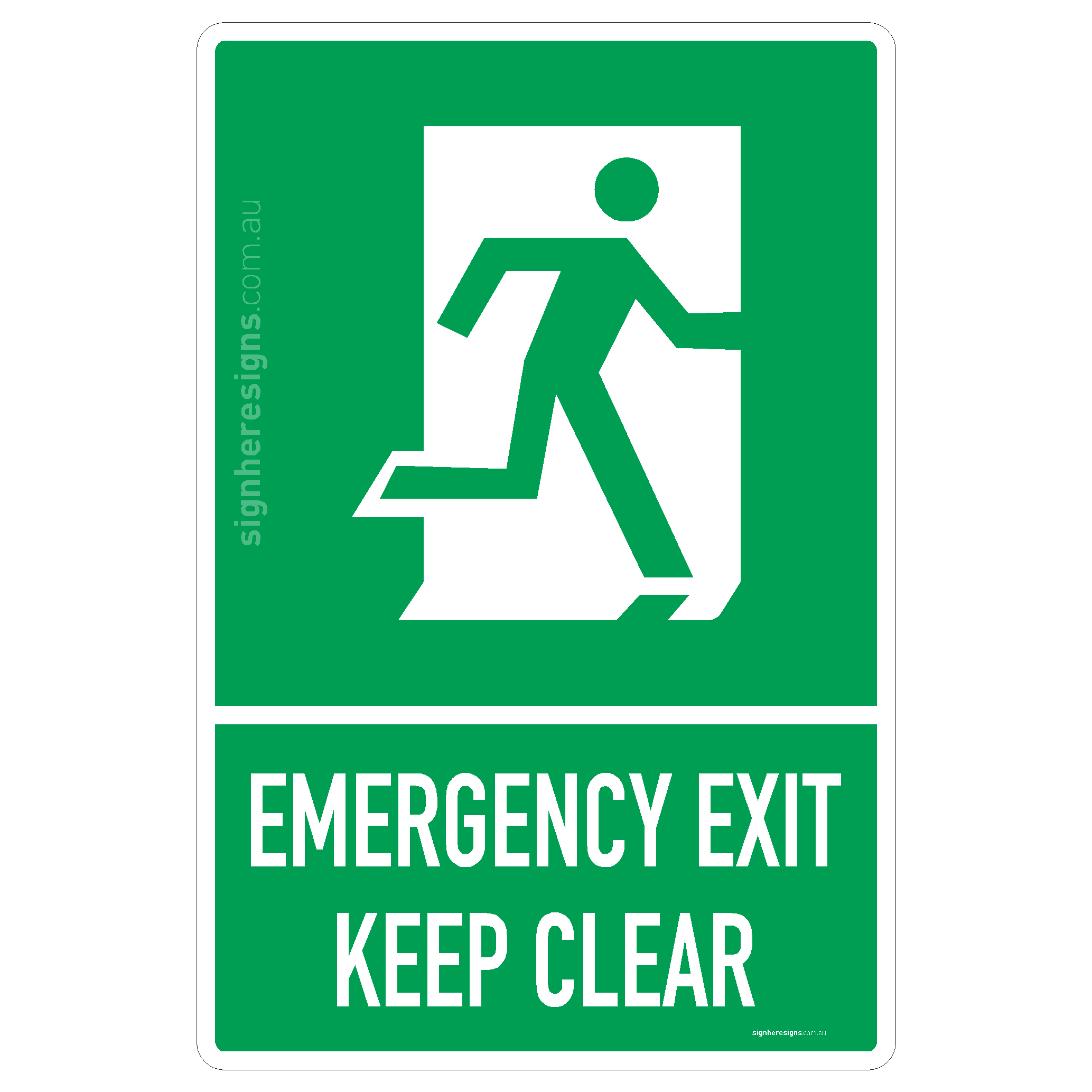 Emergency Exit Keep Clear