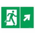 Emergency Exit (Up Right Arrow)