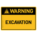 Excavation - Warning