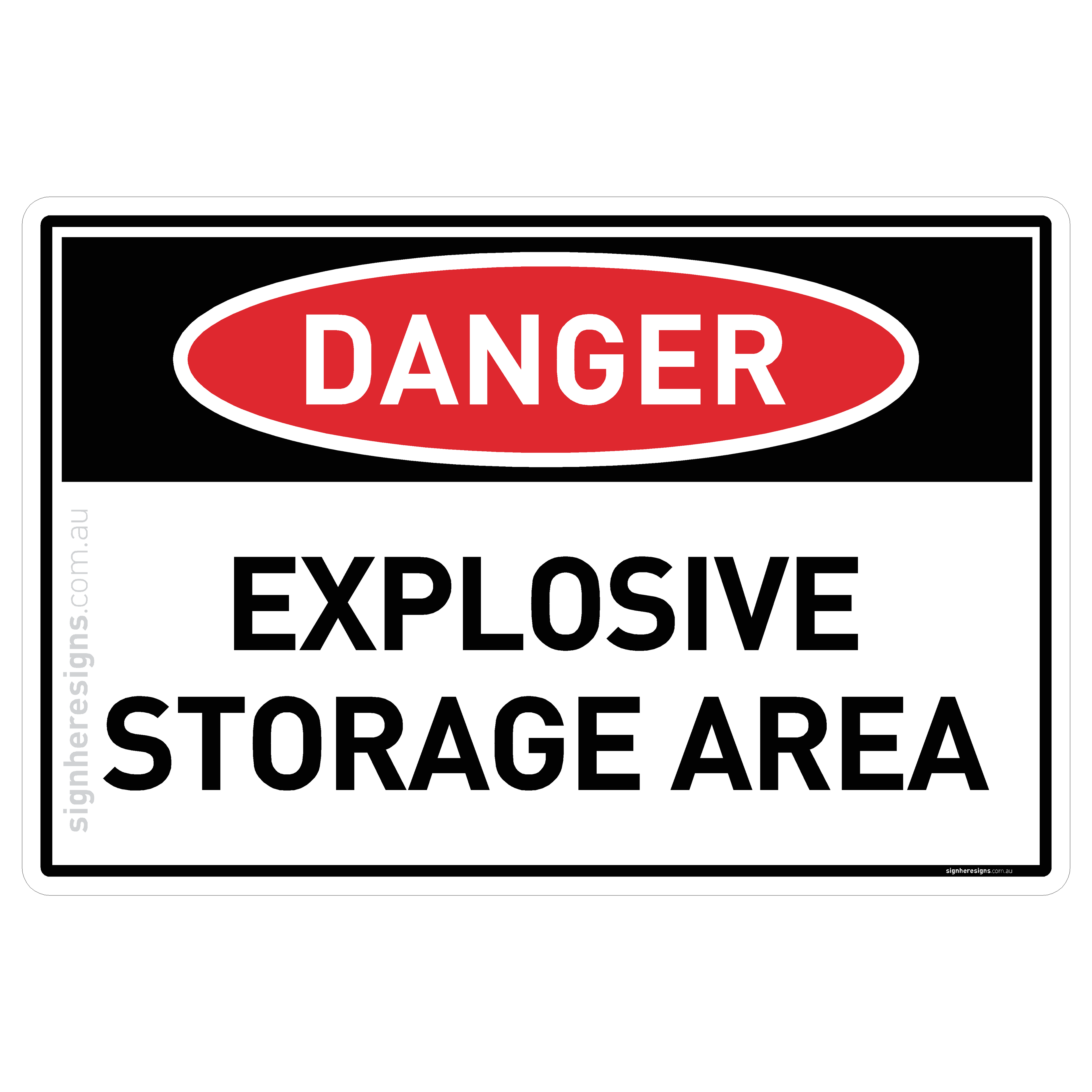 Explosive Storage Area - Danger