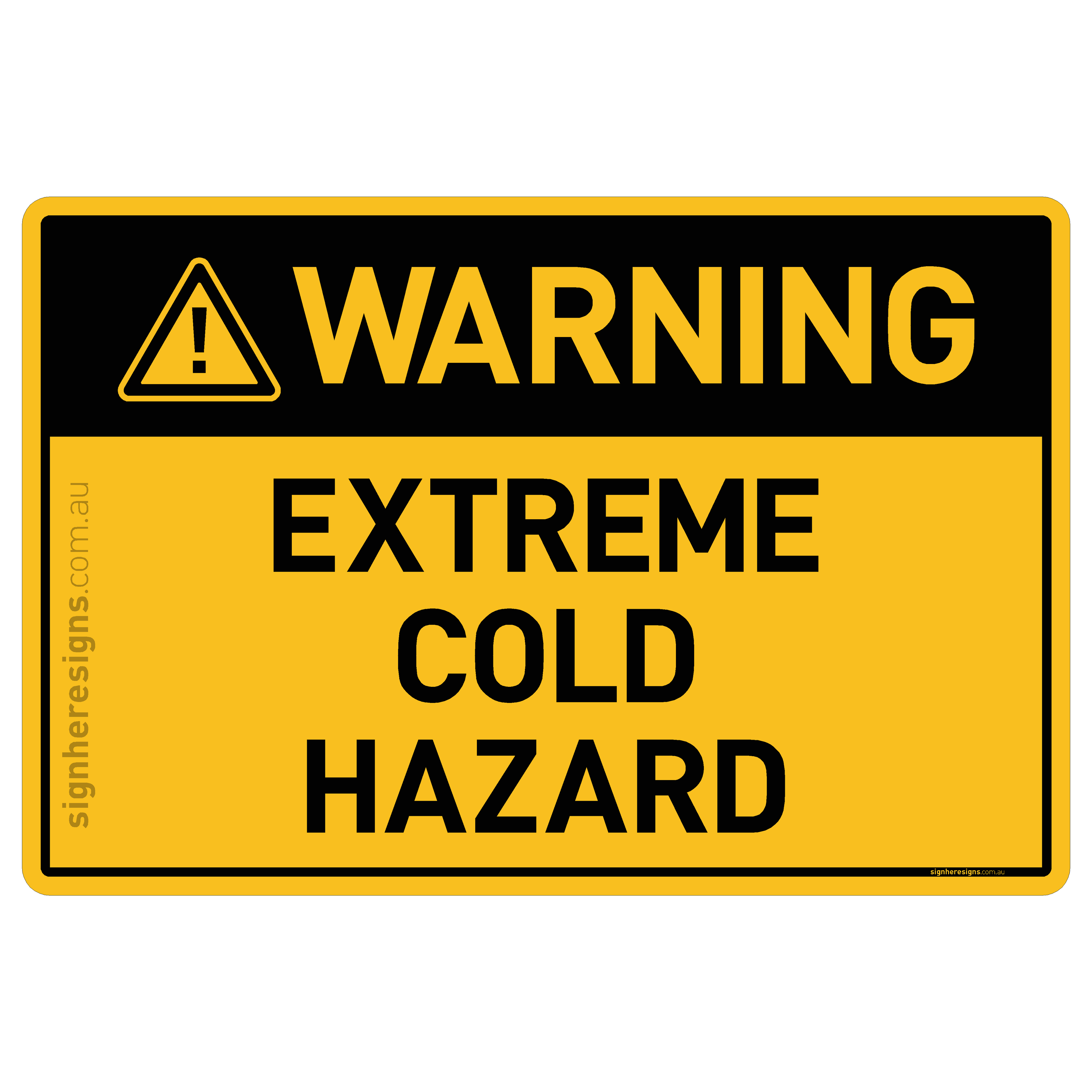 Extreme Cold Hazard - Warning