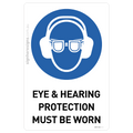 Eye & Hearing Protection Must Be Worn
