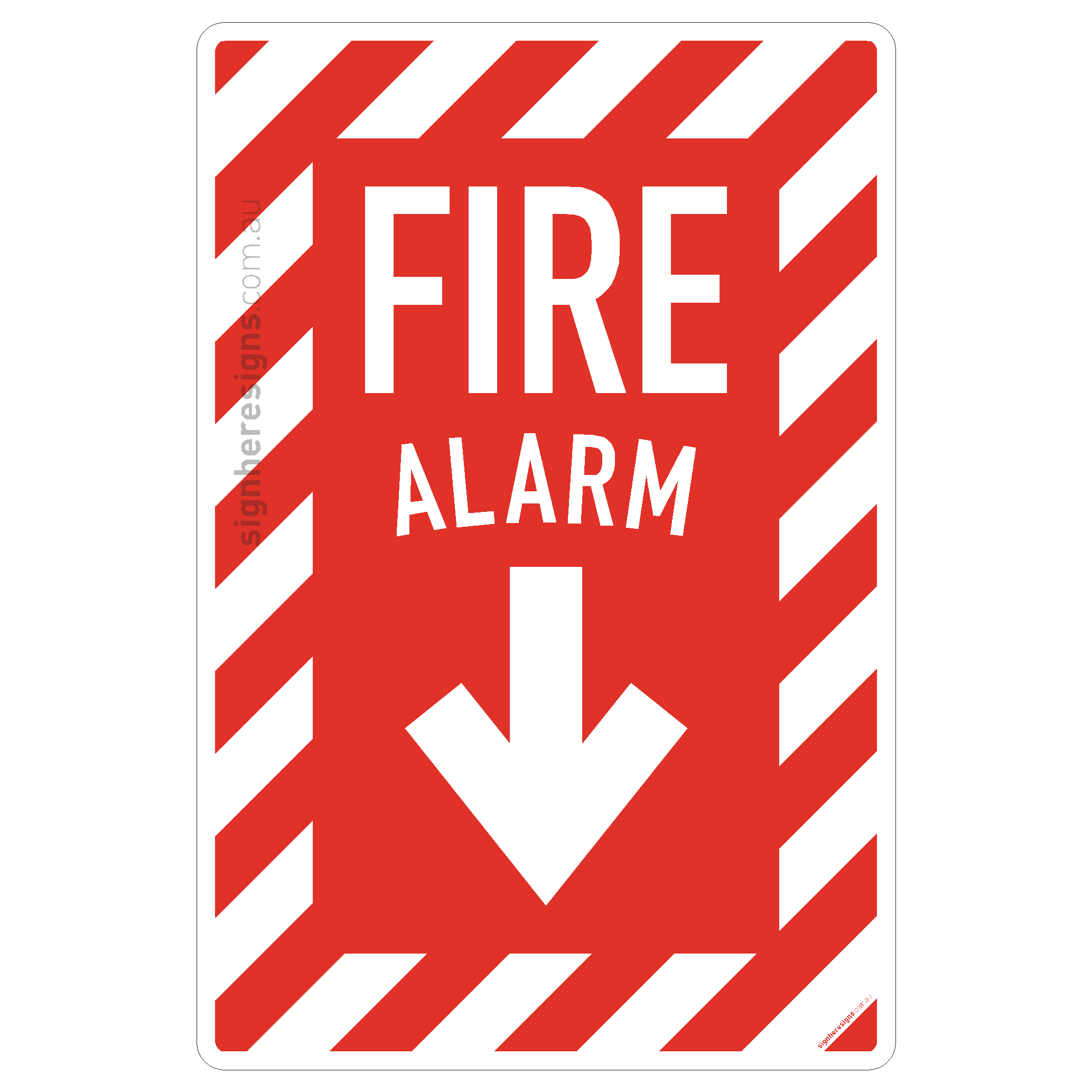 Fire Alarm - Chevron (Down Arrow)