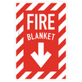 Fire Blanket - Chevron (Down Arrow)