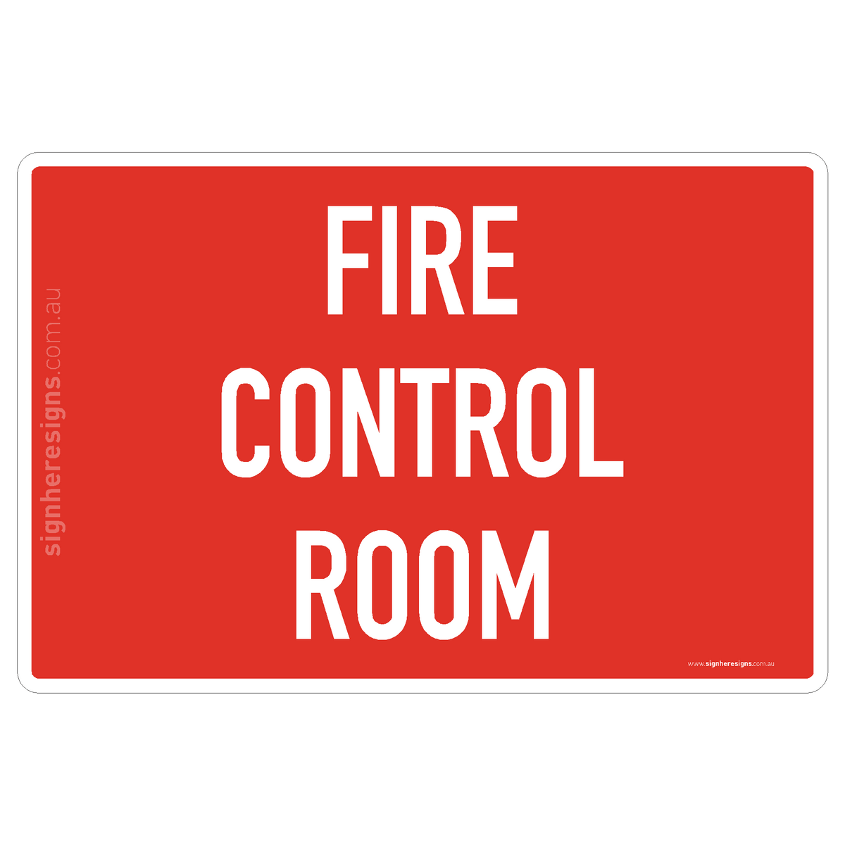 Control Romm Sign Fire Control Room Sign - Fire Safety – Sign Here Signs
