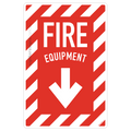 Fire Equipment - Chevron (Down Arrow)