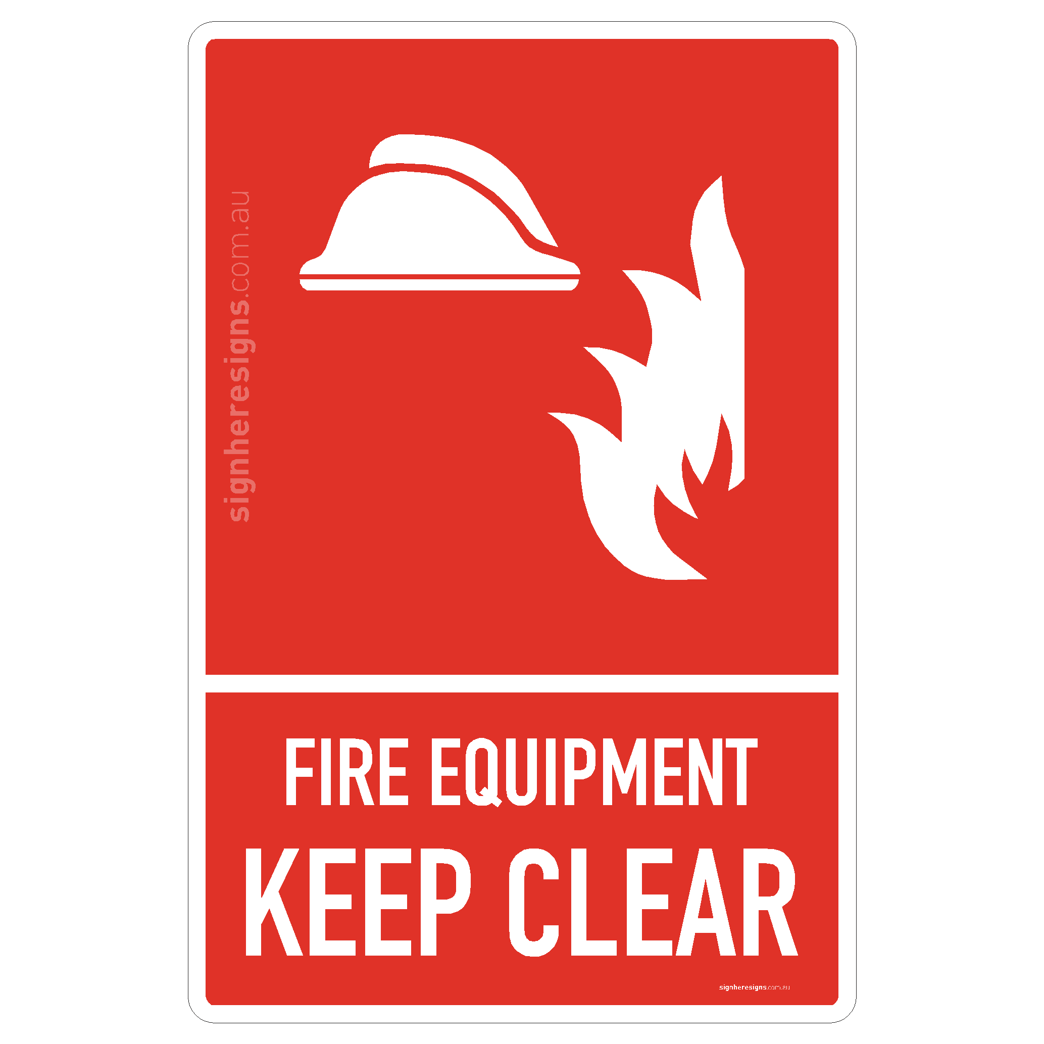 Fire Equipment Keep Clear