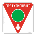 Fire Extinguisher Location Marker - Clean Agent
