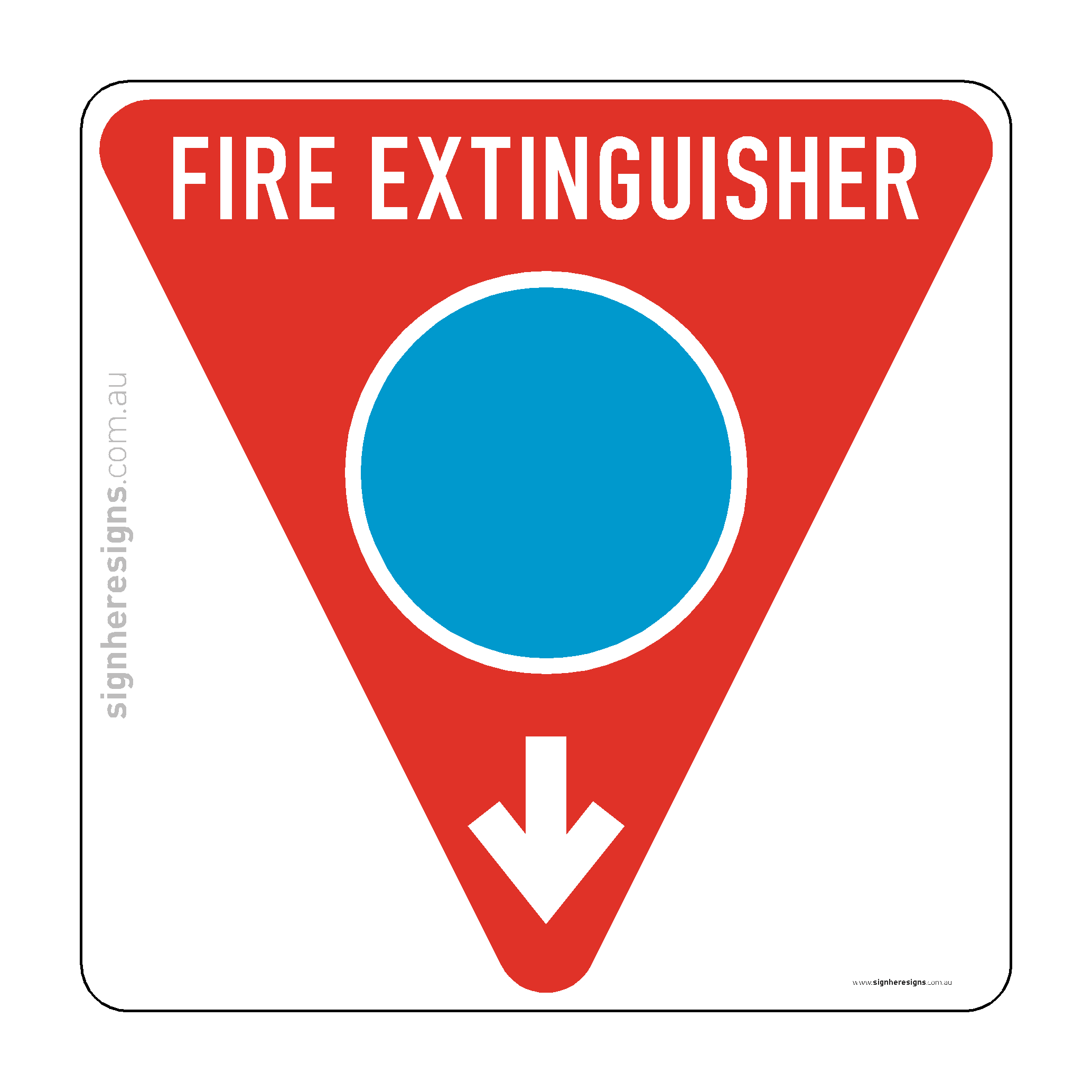 Fire Extinguisher Location Marker - Foam
