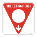 Fire Extinguisher Location Marker - Powder