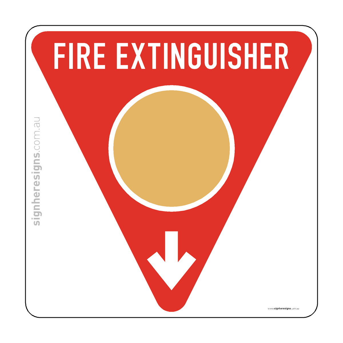 Fire Extinguisher Location Marker - Wet Chemical Sign - Fire Safety ...