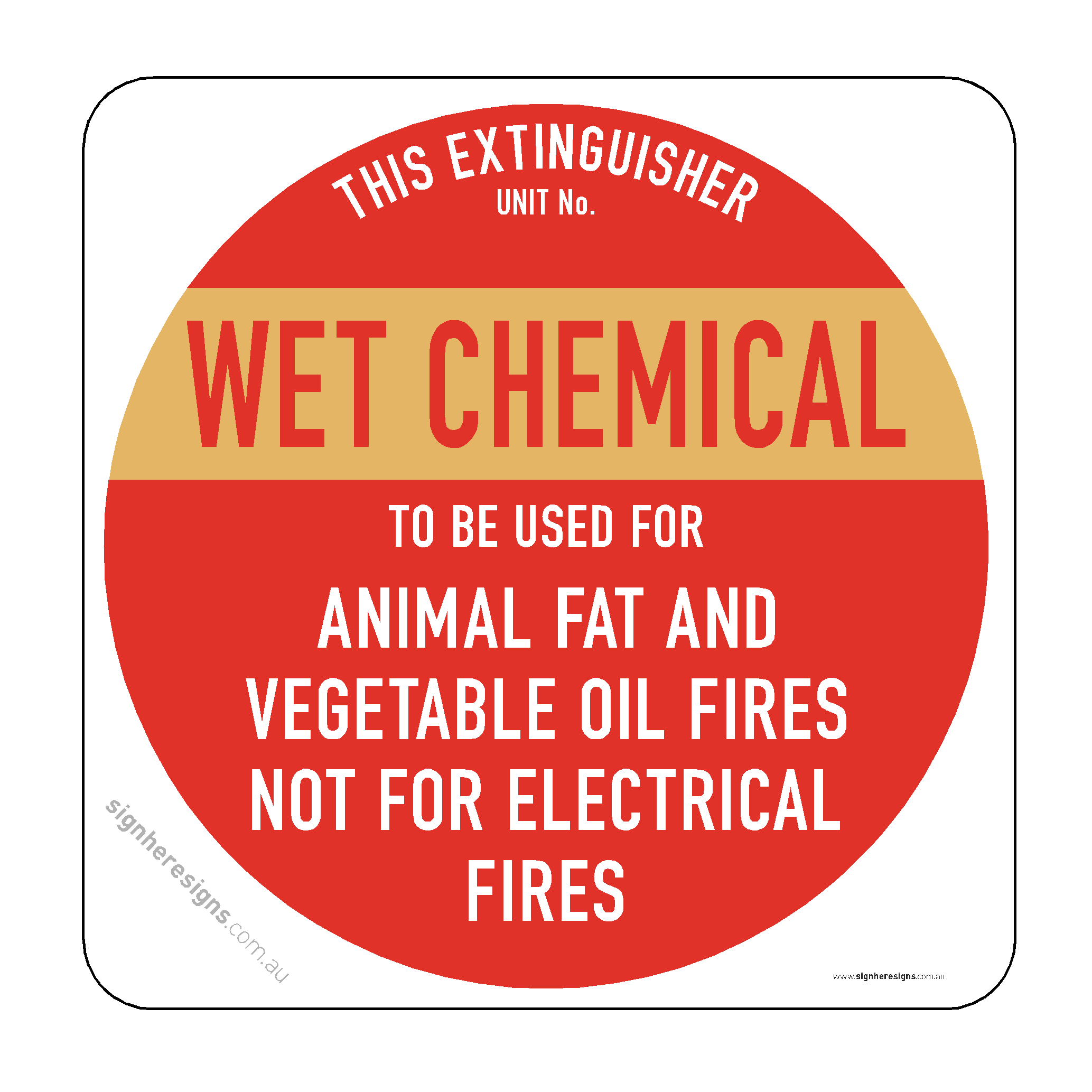 Fire Extinguisher - Wet Chemical