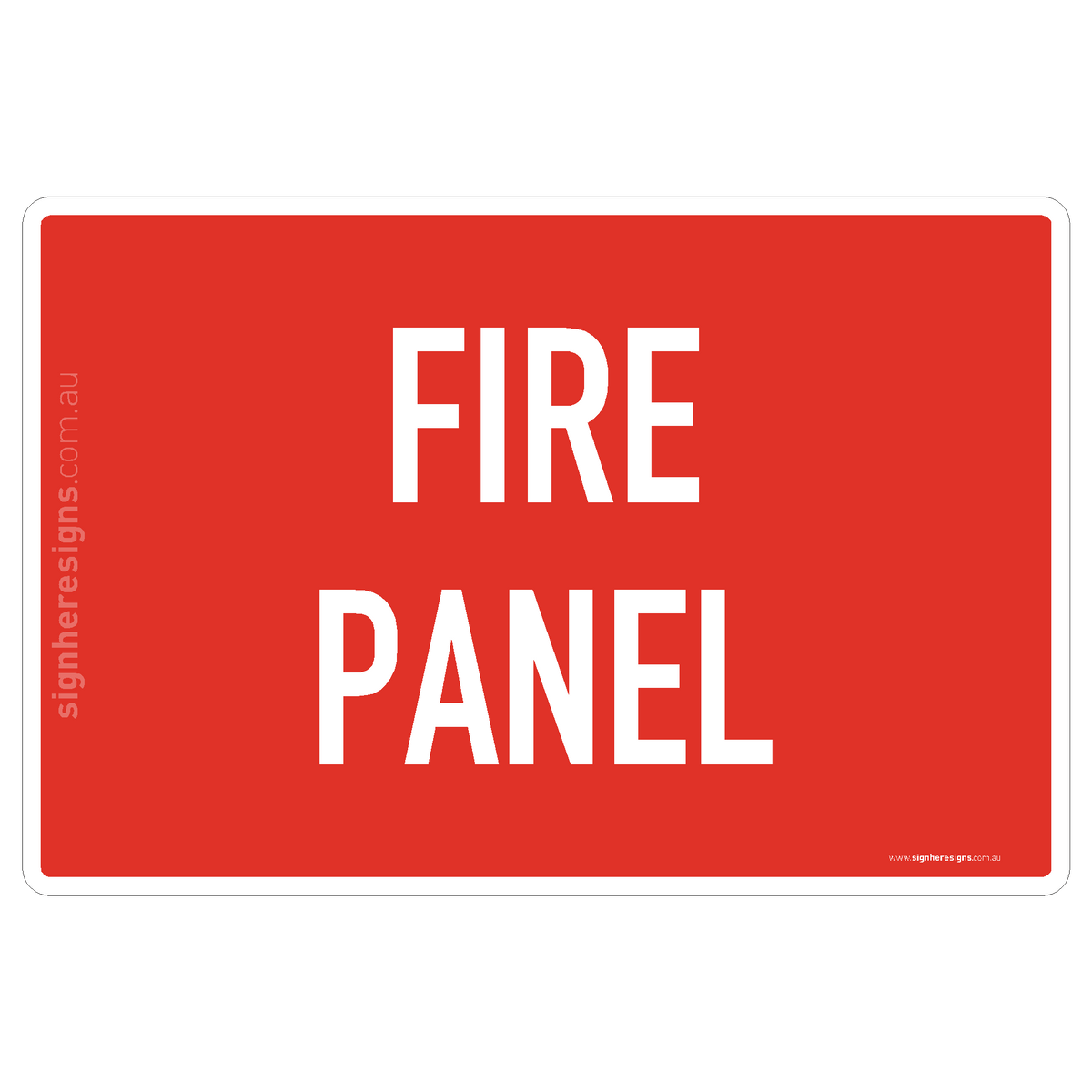 Fire Panel Sign Osha Fire Panel Sign - Fire Safety – Sign Here Signs