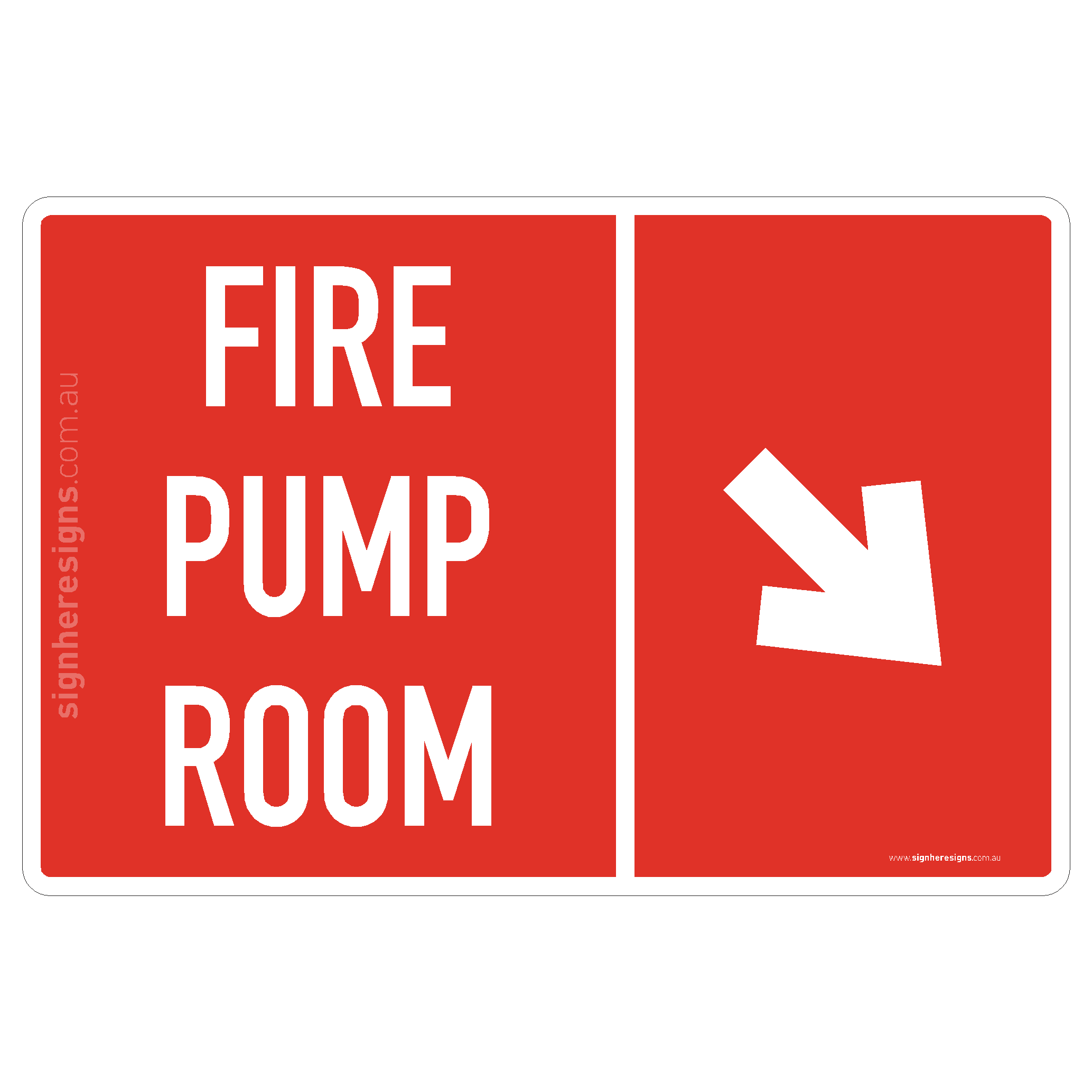 Fire Pump Room (Down Right Arrow)