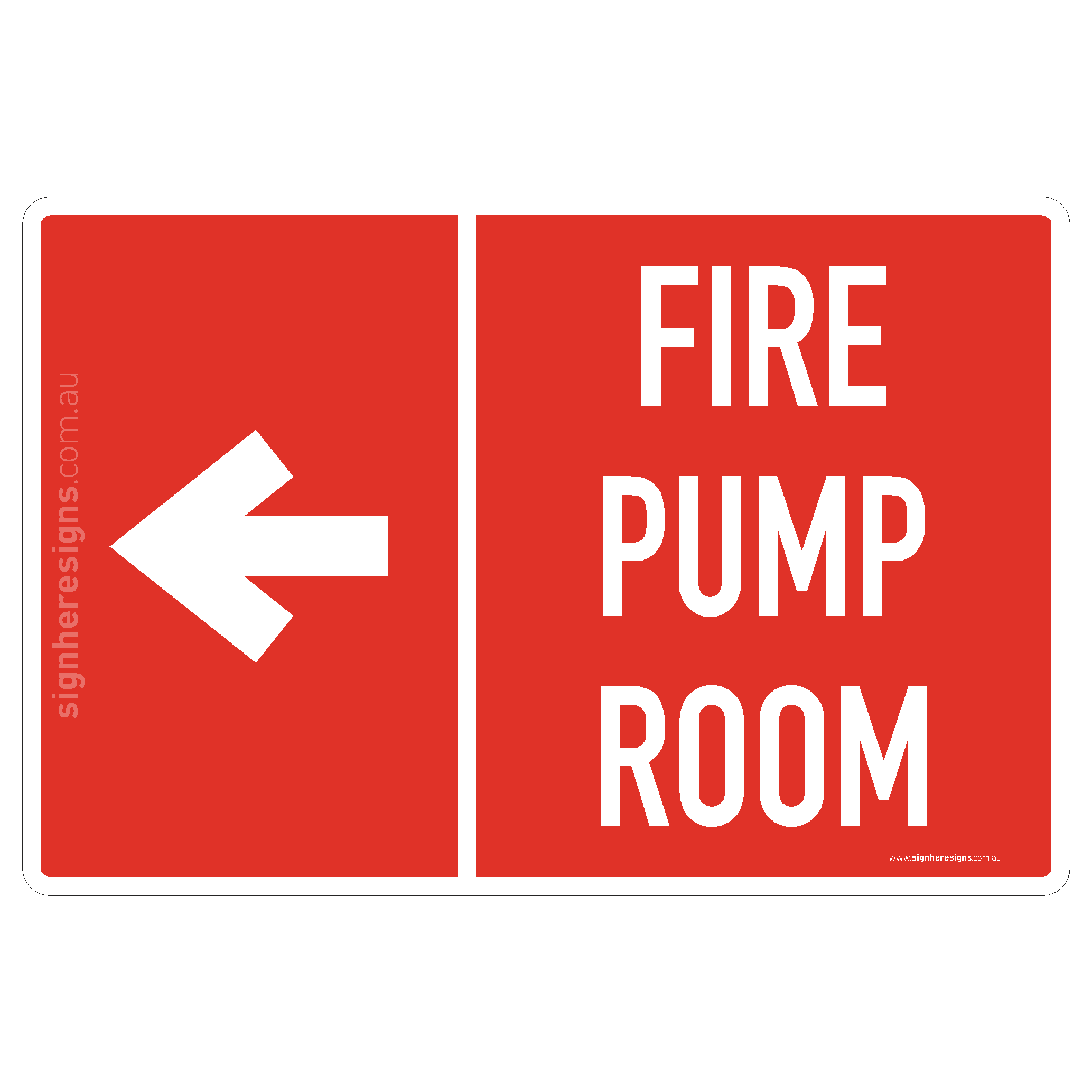 Fire Pump Room (Left Arrow)