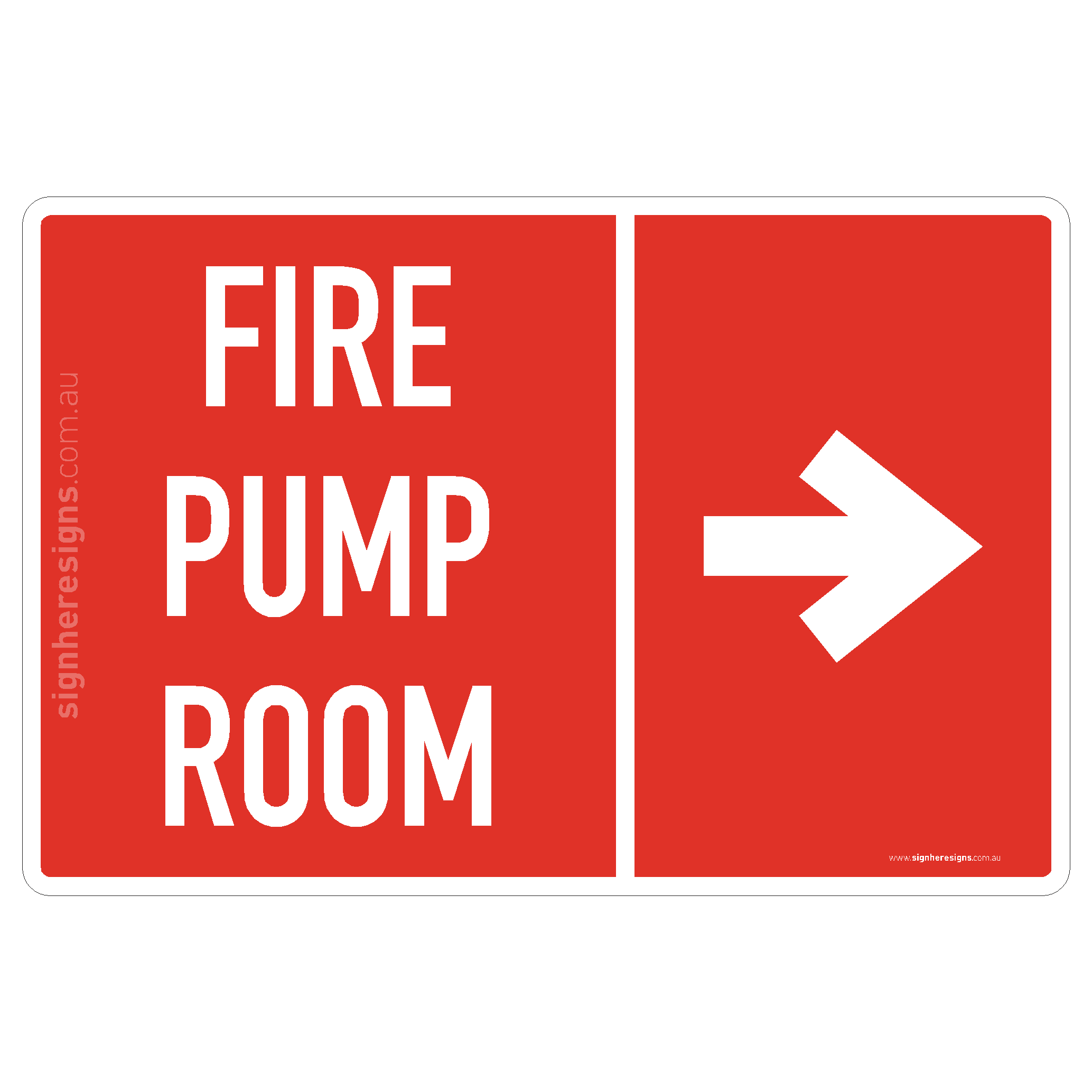 Fire Pump Room (Right Arrow)