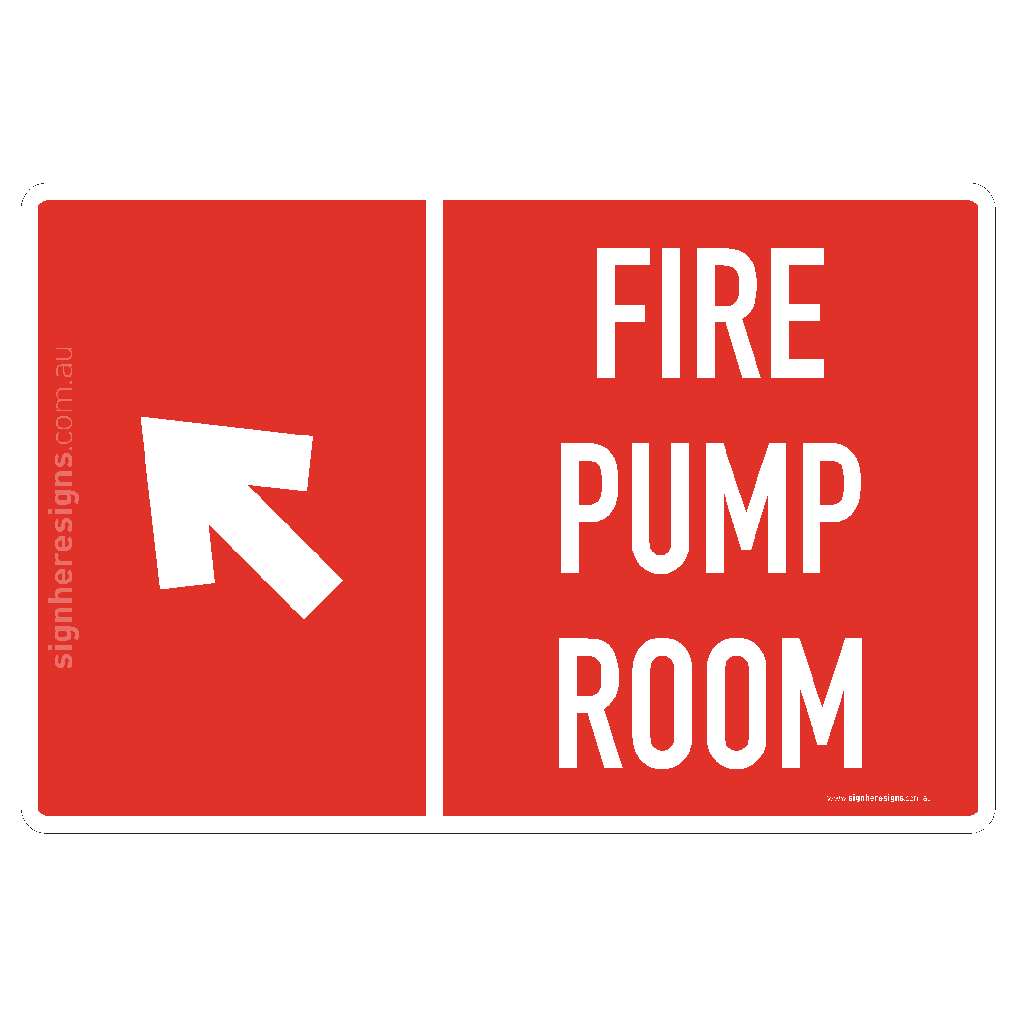 Fire Pump Room (Up Left Arrow)