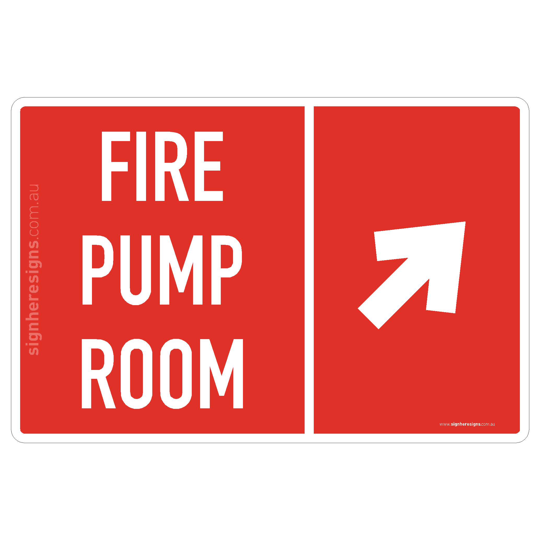 Fire Pump Room (Up Right Arrow)