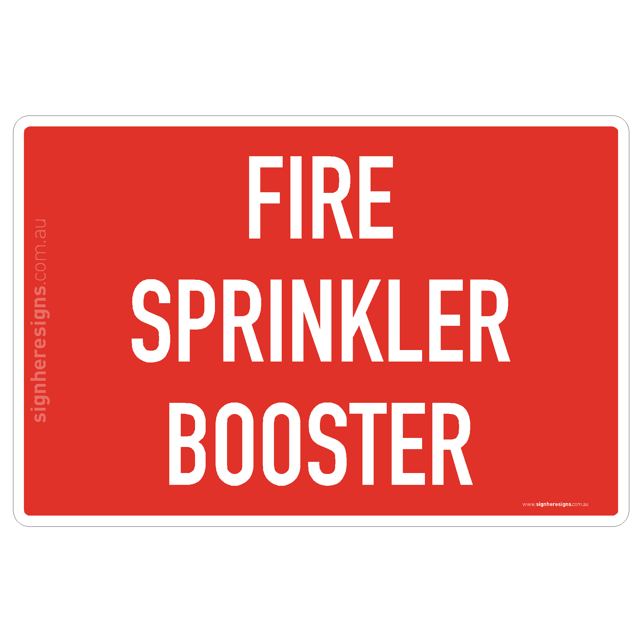 Fire Sprinkler Booster